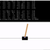 モンテカルロ法による倒立振子 (Ｑ値を見える化)