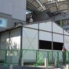 基町クレドの仮設建物が解体作業中{2011/09/06}