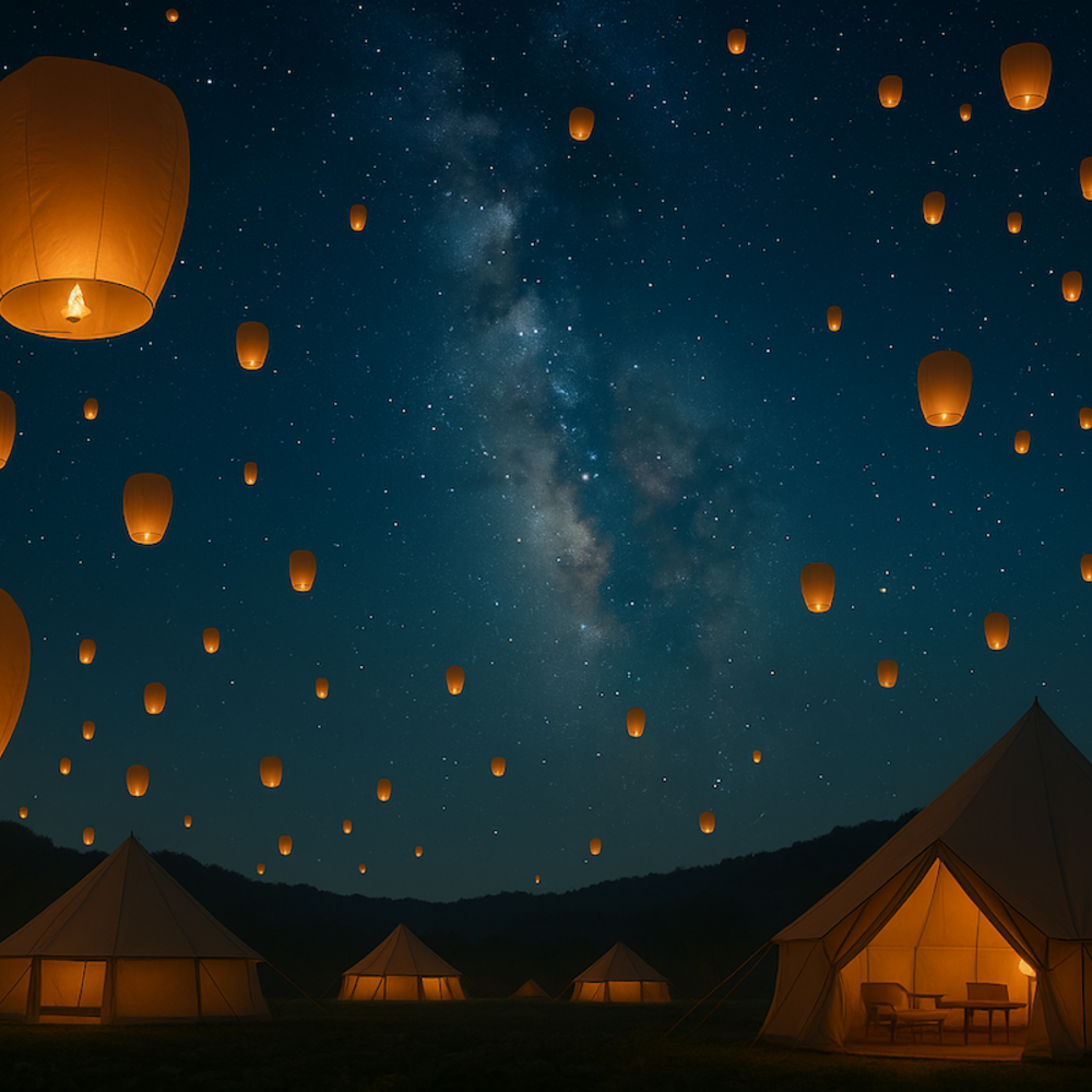 令和7年7月7日【777】に星空没入体験！農園リゾート THE FARMで「777 THE FARM IMMERSIVE NIGHT」開催