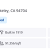 Berkeley, CA の condo 一覧（Zillowより）