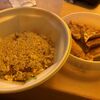 ホテルでの晩御飯、色々考えながら食べております