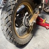 XLR250R MD16 タイヤ交換バラシ編