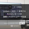 『intdash x ROS』で実現するROSメッセージの遠隔リアルタイムデータ伝送