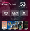 【2025年アドベントカレンダー　１日目　Steam編Part１】今年の振り返りしようとしたら普通に病んだ