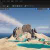 UE5の島で岩を置く♪（超初心者）