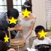 結婚式で使用された桶