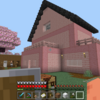 マインクラフト　桜の木で作ったお家が完成！