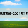  運用実績-2021年1月-