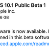 iOS10.1とmacOS Sierra 10.12.1、最初のパブリックベータが利用可能に