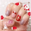 簡単可愛く！工程少なめ💫💡利き手にセルフクリスマスネイル🎄💅