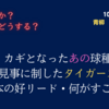 【坂本の好リード】僅差の試合を制したタイガース　捉えたのは狙い球のあの球！？　