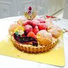 夜まで待てなくて、食べてしまったクリスマスケーキ（高松の結婚式場チェルーシーのケーキ）