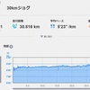 【ヘロヘロ】30kmジョグ