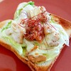 【朝ごはん】チーズとろける照りマヨチキントースト【レシピ】