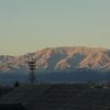 雪化粧の櫛形山