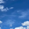 青い空に白い雲、きれいだった夏空。いつものとうもろこしと枝豆。