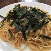 明太子パスタにカレー