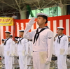 横須賀教育隊　自衛官候補生課程始業式に参列