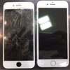 iphone7の画面割れ修理を担当しました。<(｀･ω･´)