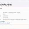 Windows 11 Insider Preview Build 25169.1000 リリース
