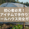 初心者必見！100均アイテムで手作りできるビニールハウス完全ガイド