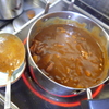 幸運な病のレシピ（ 1257 ）夜 ：イワシ、モツカレー出来上がり、汁