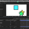 【丸→四角→星】シェイプレイヤーの変形アニメーション【 AfterEffects CC 2020 プラグイン無し】