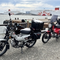 Ride On！ から大阪南港へ　～ハンターカブ2台でプチツーリング～
