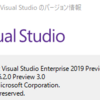 開発環境メモ - VS 2019 Preview 3.0 のタイトルバーを復活させる