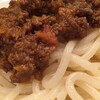 ドライカレーうどん。