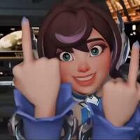 【Overwatch】生理痛なのに仕事凸凸ジュノのダブル中指ポーズで表現した動画