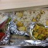 まつきちさんのミニミニソックスと、ハマナカさんさざんか/栗御飯弁当