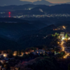 🍁夜明け前の絶景に息をのむ！花矢倉展望台で出会った、夜景と紅葉のドラマ
