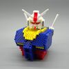 【アイロンビーズ3D】BG RX-78-2 ガンダム【上半身（腕なし）】