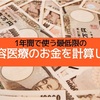 【1年分】最低限の美容医療のお金を計算した！