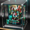 【#ガンプラ 製作・改造レビュー】MG 1/100 真武者頑駄無 戦国の陣 全塗装して、アクリルケースに入れて、LED照明でライトアップ！