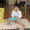 成長日記♪2019/1/17♪３歳４ヶ月幼稚園でカルタ遊び