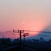 久し振りに夕陽の富士山を撮った