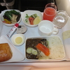 アジアな空間　その１１７１　帰りの機内食　の巻