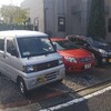 午前中に軽バンの車検が終わったので、