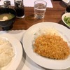 御殿｜本郷三丁目｜でっかいじゅーしーメンチカツ定食、ハンバーグ