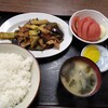 西川口の「あおき食堂」でナスとピーマンと豚肉の辛味噌炒め定食を食べました★