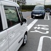駐車場で正しい駐車