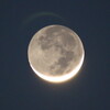 月とオリオン星雲。