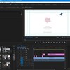 久しぶりに、PremierePro2020で作業