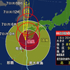 台風10号 鹿児島 宮崎 熊本 長崎 大分 福岡 が暴風域に