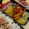 イカと青菜の炒め物弁当