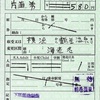 本日の使用切符：相模鉄道 横浜駅発行 横浜→鶴巻温泉 出札補充券（乗車券）