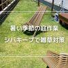 【暑い季節の庭作業】シバキープで楽に雑草対策と芝刈り