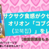 サクサク食感がクセになる！オリオン「コブクチップ（꼬북칩）」をレビュー【韓国語講座もあり】